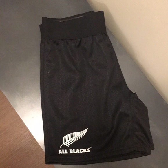 adidas all black rugby shorts